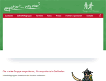 Tablet Screenshot of amputiert-was-nun.de
